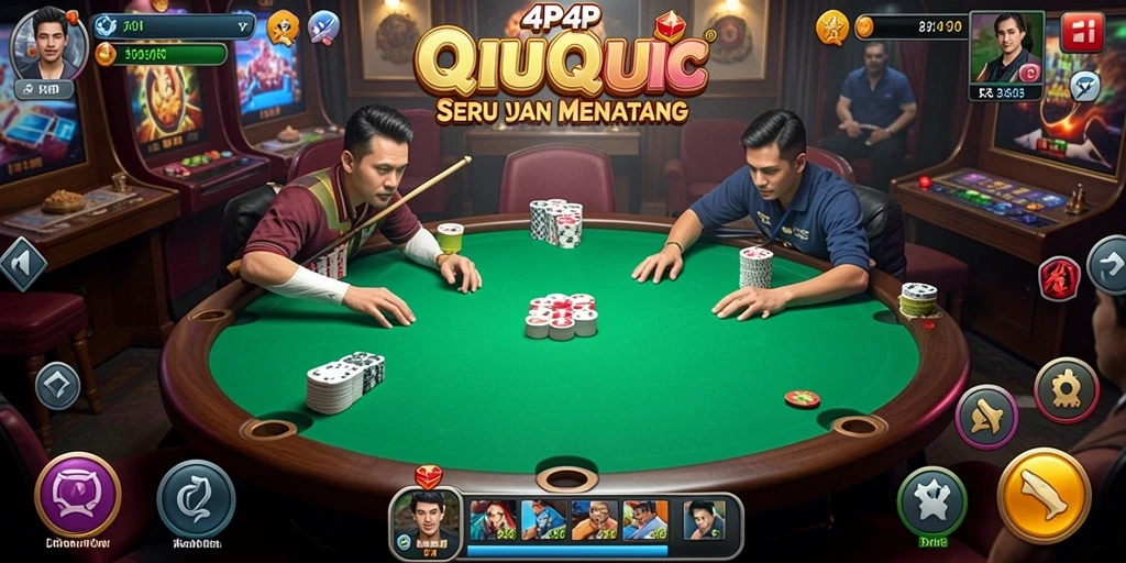 Tampilan gameplay QiuQiu yang seru dan mengasyikkan.