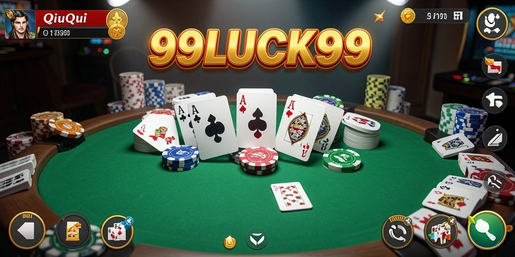 Tampilan gameplay seru dari aplikasi QiuQiu 99LUCK99.