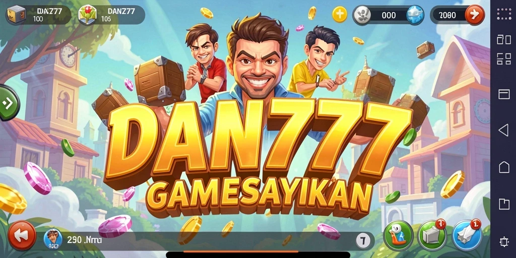 Tampilan gameplay <strong>DAN777</strong> yang menarik dan penuh warna.