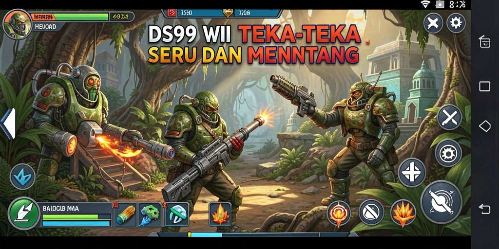 Screenshot DS99 menampilkan gameplay puzzle yang seru dan menantang.