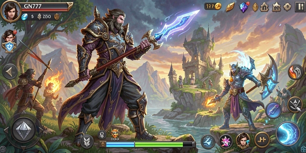 Menggambarkan gameplay RPG yang mendalam dan imersif di GN777.