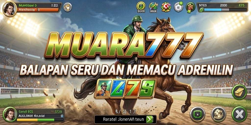 Tampilan seru dari gameplay Racing MUARA777 yang memacu adrenalin.