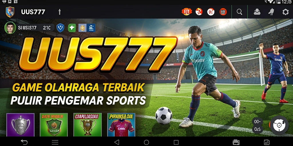Tangkapan layar UUS777 menampilkan momen seru saat pertandingan olahraga.