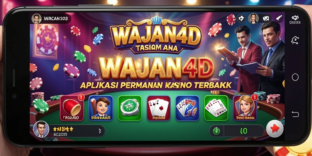 Tangkapan layar utama WAJAN4D yang menunjukkan gameplay Kasino yang menarik.