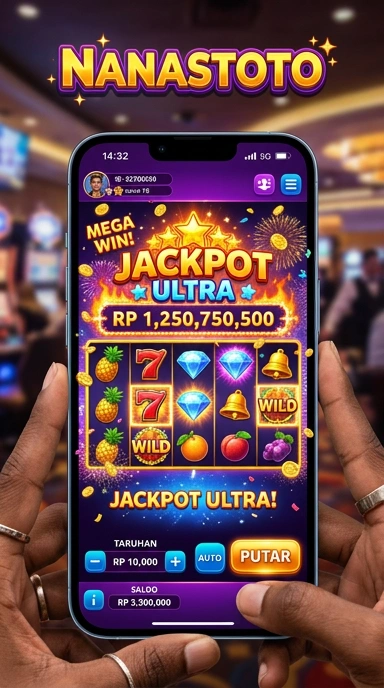 Antarmuka pengguna nanastoto yang sederhana dan bersih.